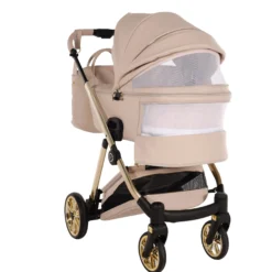 Art Deco Cochecito De Bebé Duo Beige