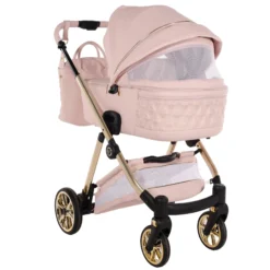 Art Deco Cochecito De Bebé Duo Rosa