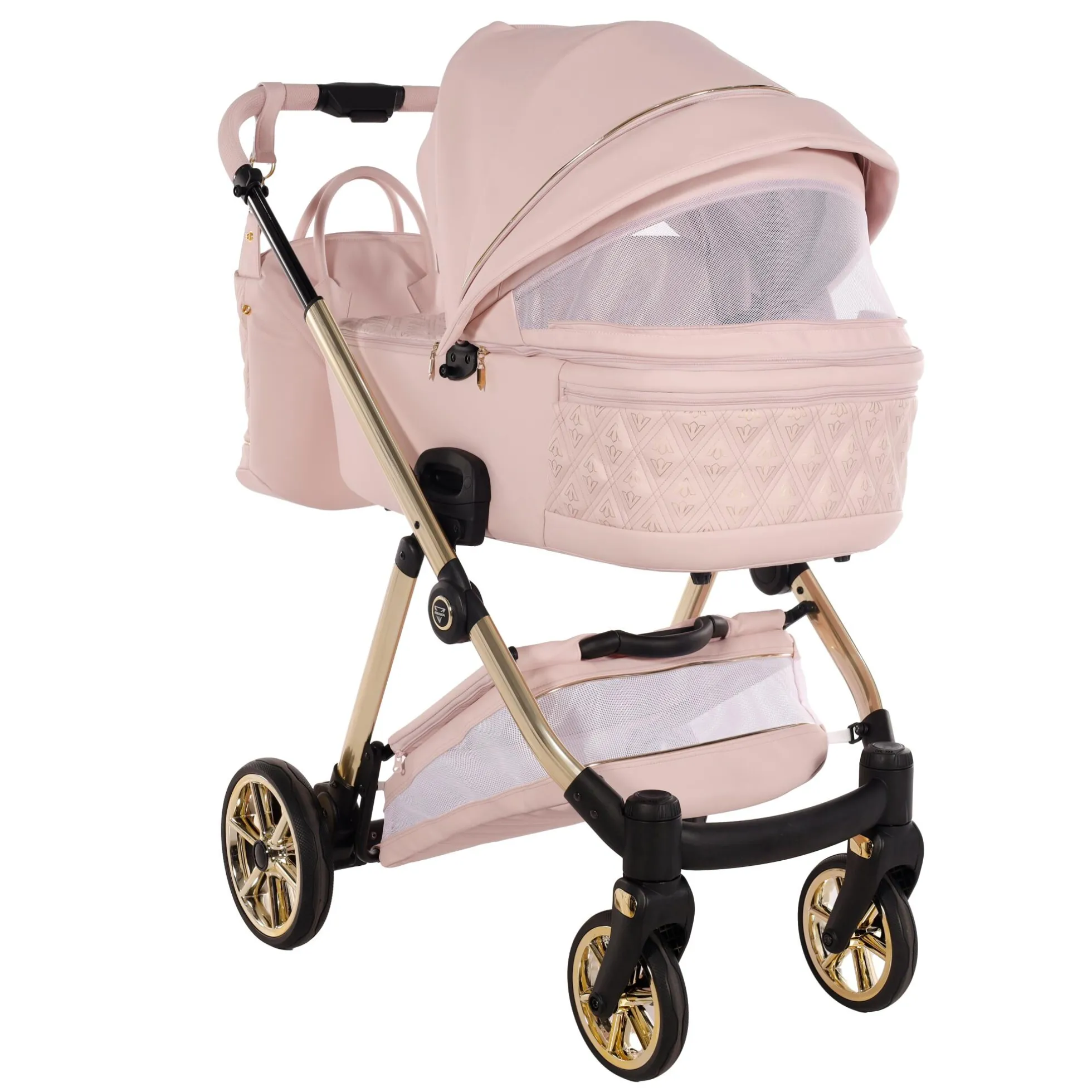 Art Deco Cochecito De Bebé Duo Rosa