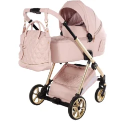 Art Deco Cochecito De Bebé Duo Rosa