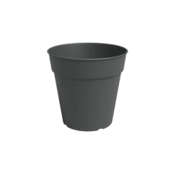 Artevasi Macetero Antracita Madagascar 30 Cm De Plástico Reciclado