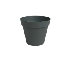 Artevasi Macetero Antracita Madagascar 27 Cm De Plástico Reciclado