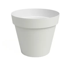 Artevasi Macetero De Plástico Capri Blanco 25cm