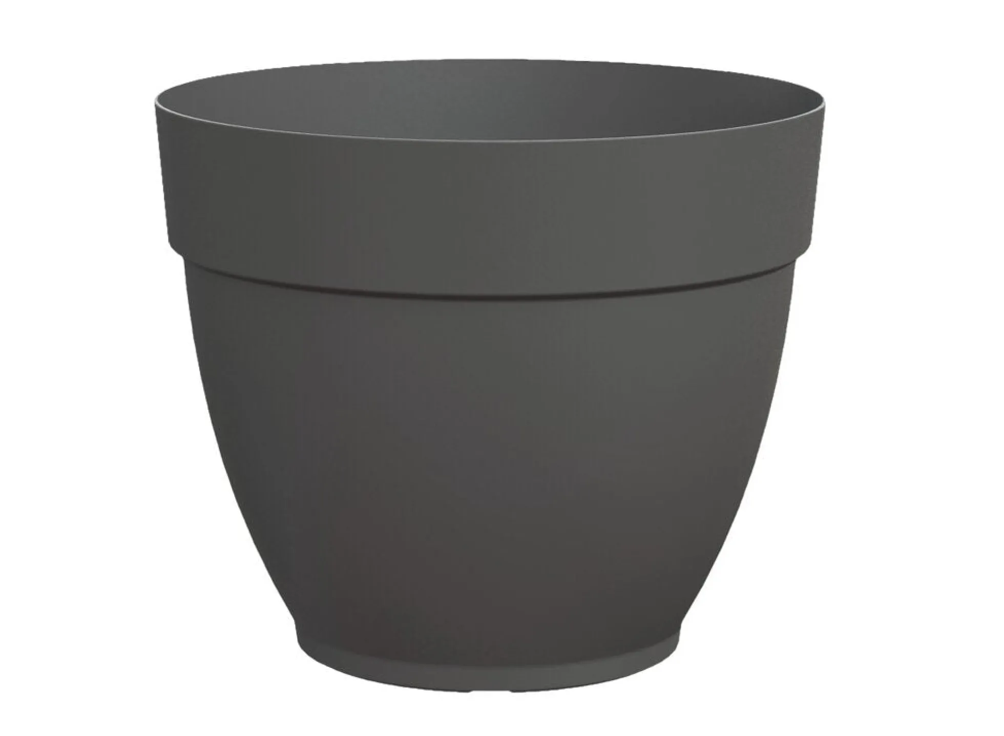 Artevasi Macetero Plástico Capri Campana Antracita 25cm