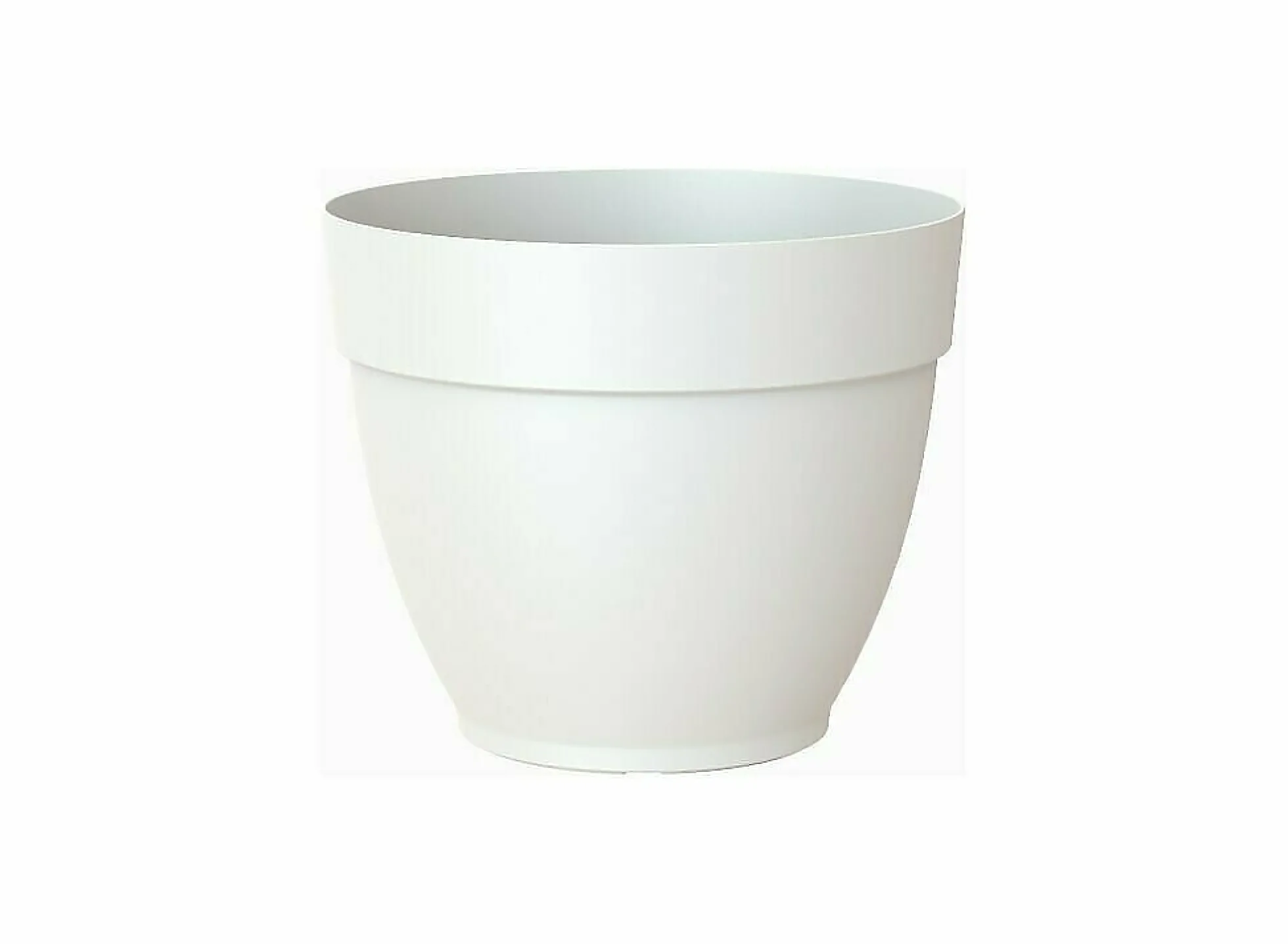 Artevasi Macetero Plástico Capri Campana Blanco 25cm