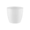 Artevasi Macetero San Remo De Plastico Blanco Con Ruedas 42cm