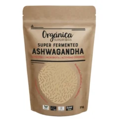 Ashwaganda Fermentada Bio -con Prebióticos, Probióticos, Postbióticos- 21g - Orgánica Superfoods