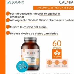 Ashwaganda Shoden Calmia Día 60 cápsulas WeBotanix