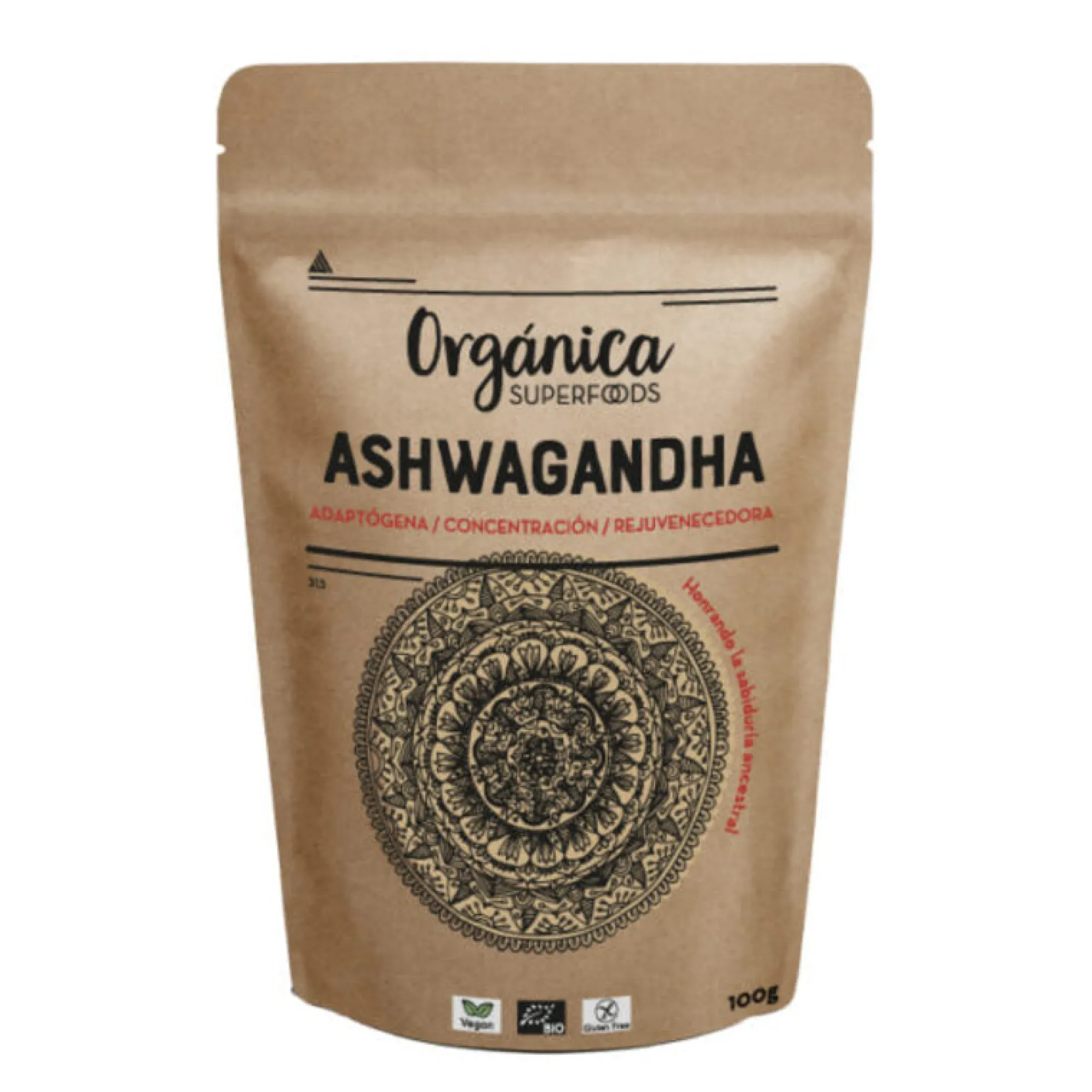 Ashwagandha Bio En Polvo 1kg - Orgánica Superfoods