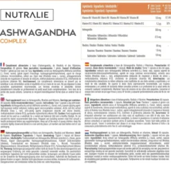 Ashwagandha con vitamina B6 y B12 Nutralie 60 Cápsulas