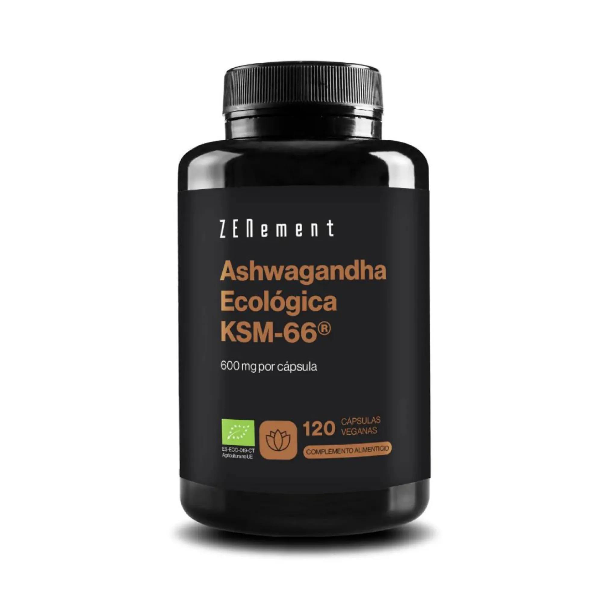 Ashwagandha ECO KSM-66 vegano Zenement 120 comprimidos