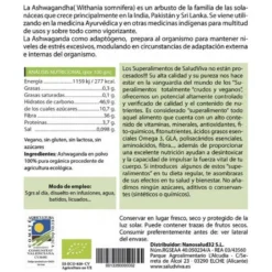 Ashwagandha en polvo ECO 125 g, Salud Viva