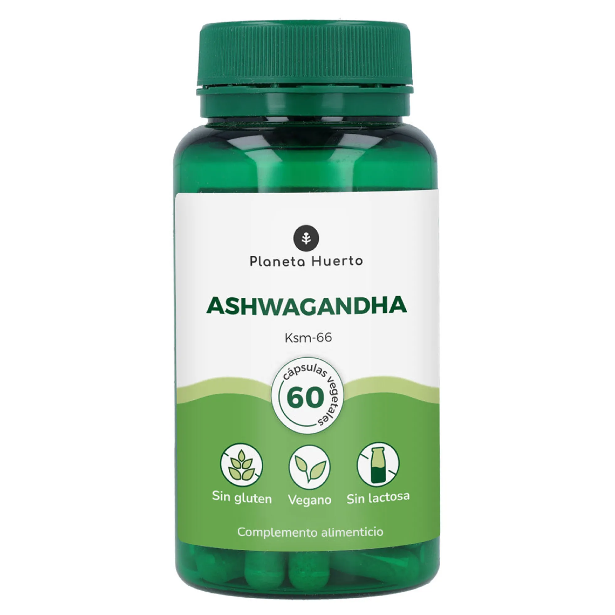 Ashwagandha KSM-66 Planeta Huerto 60 cápsulas