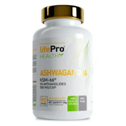 Ashwagandha 500mg Ksm66 - 90 Cápsulas Veganas - Ashwagandha - Lifepro