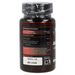 Astaxantina con CoQ10 Sevens Nutrition 60 cápsulas