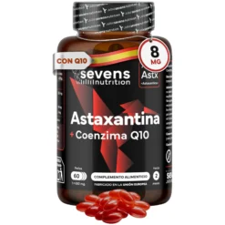 Astaxantina con CoQ10 Sevens Nutrition 60 cápsulas