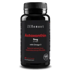 Astaxantina, 5 mg con Omega 3 Zenement,120 comprimidos Astaxantina 5 mg con Omega 3