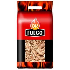 Astillas de encendido rápido Okfuego – saco 8 L para chimenea, estufa y barbacoa
