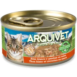 Atún blanco y gambas en salsa Arquivet 80 g Comida húmeda para gatos