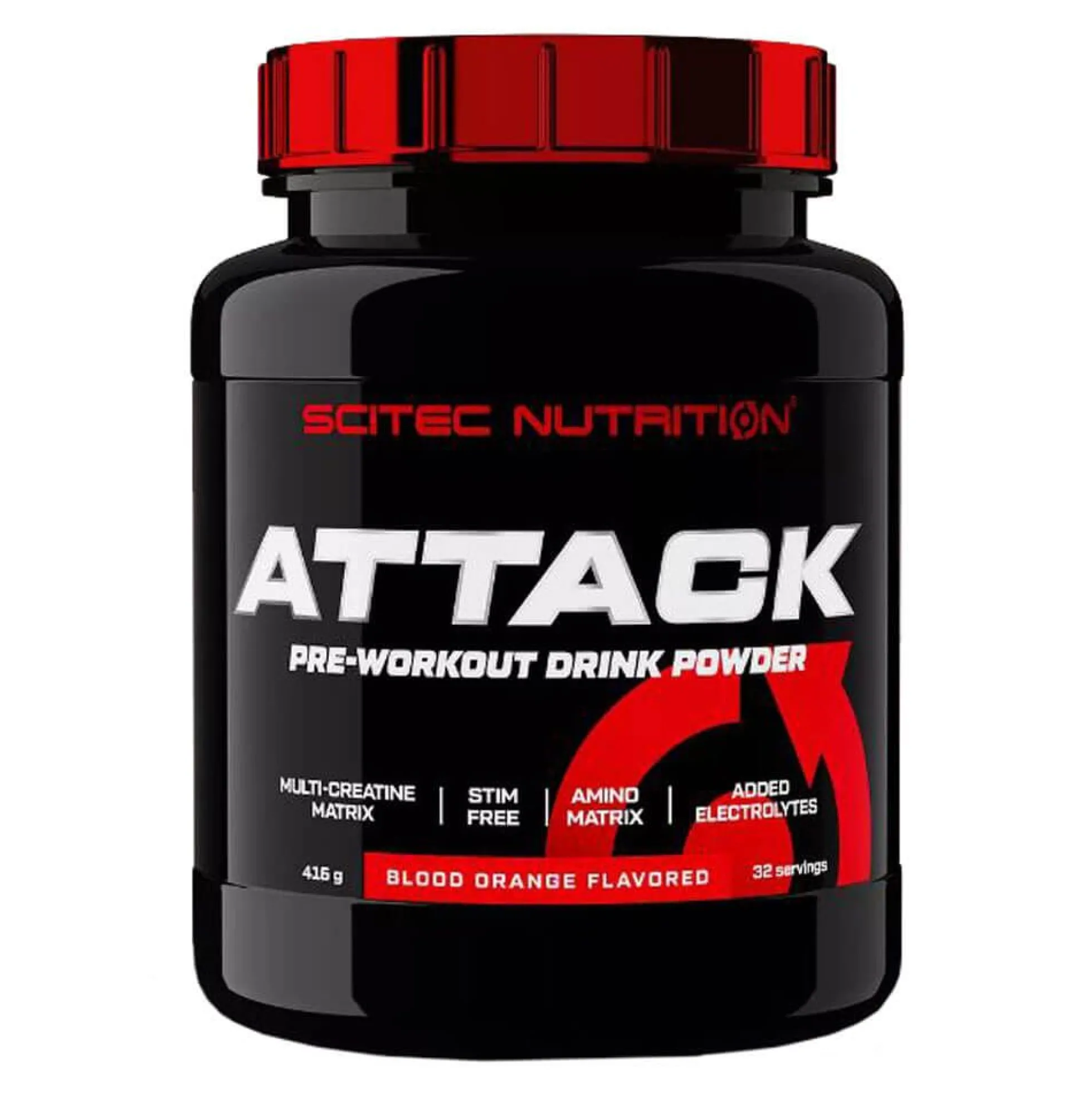 Attack - 416g - Naranja - Pre Entreno - Scitec Nutrition