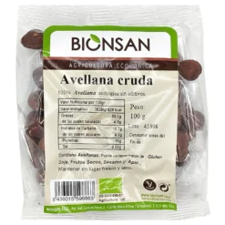 Avellanas Crudas Eco Bionsan Proximidad 100gr