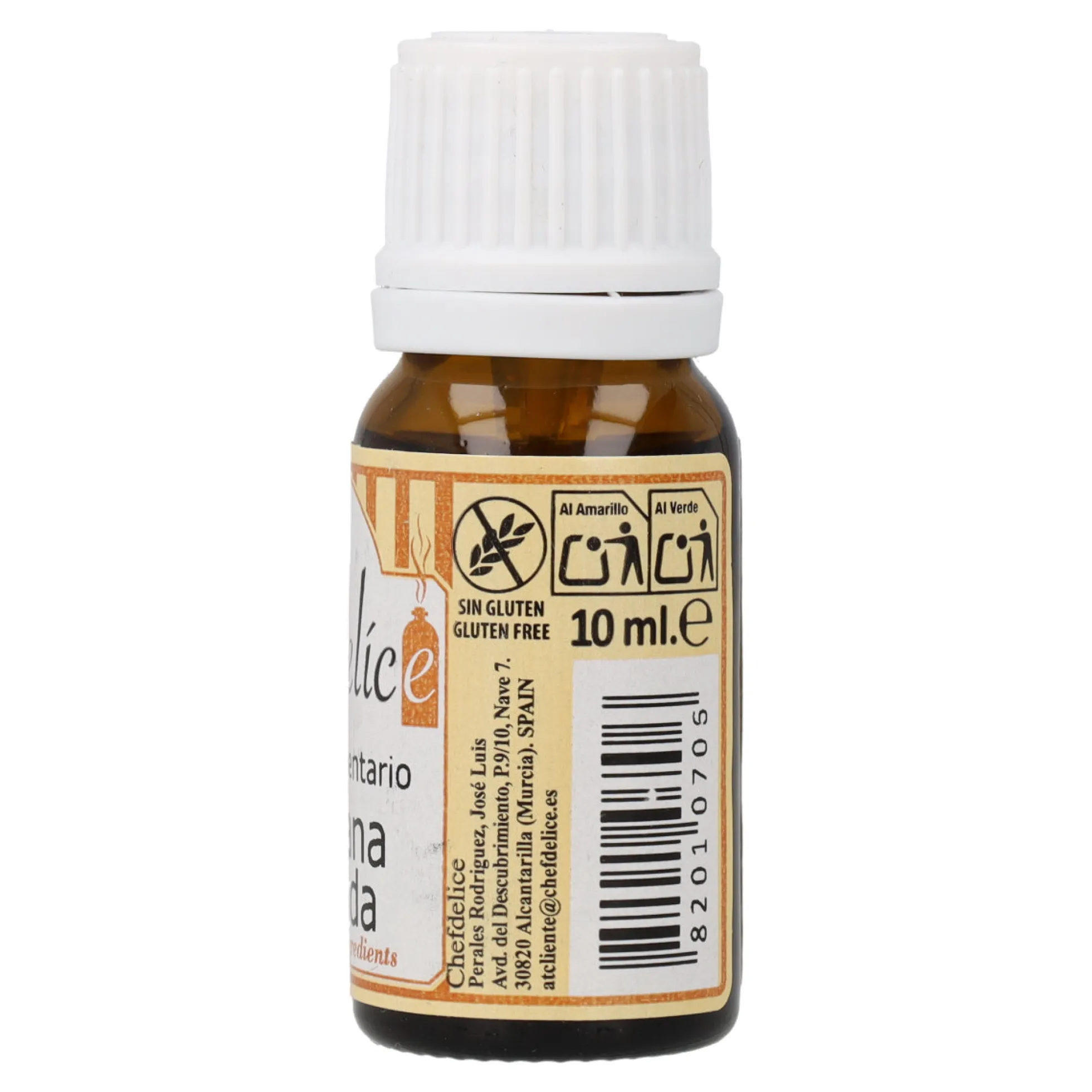 Avellana Tostada Aroma Concentrado Chefdelice 10 ml