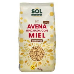 Avena hinchada con miel sin gluten bio Sol Natural 150 g