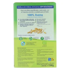 Avena 100% papilla de cereal BIO 200 g