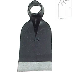 Azada Forjada Sin Mango 207/ 450 Gramos