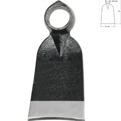 Azada Forjada Sin Mango 343/ 400 Gramos