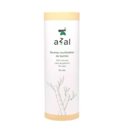 Azal-Bayeta de fibra de bambú 30x50. Rollo de 20 uds. Sin blanquear. 100 gsm