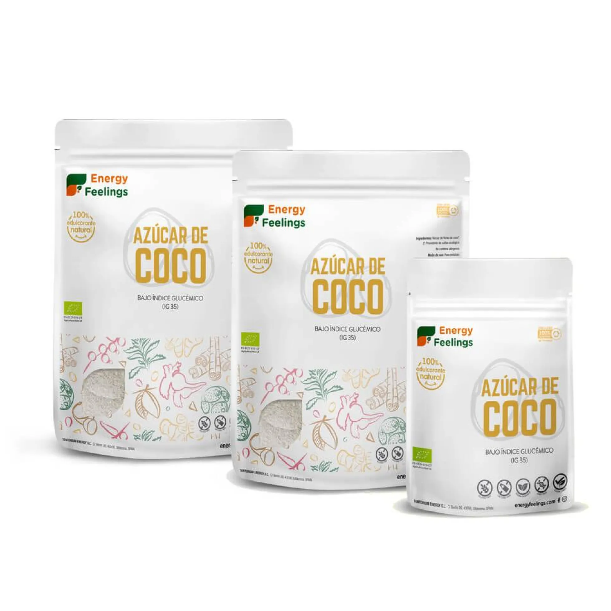 Azúcar de coco ECO Energy Feelings 500 g