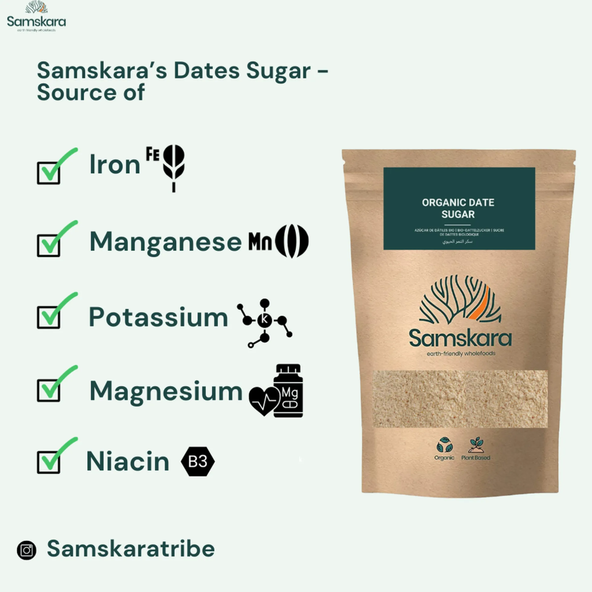 Azúcar De Dátil Bio - 10kg | Superalimento Ecológico Vegano Para Batidos, Smoothies Y Zumos, Sin Azúcares Añadidos