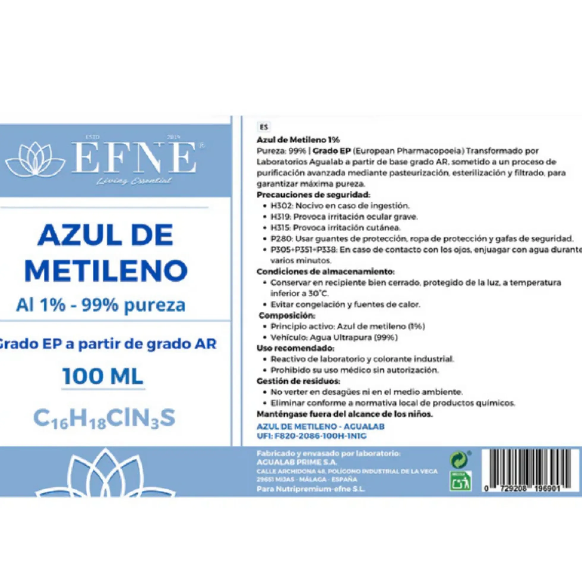 Azul De Metileno Efne