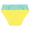 Bañador protector contra rayos UV amarillo y verde 18 meses