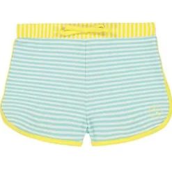 Bañador short de rayitas protector contra rayos UV 12 meses