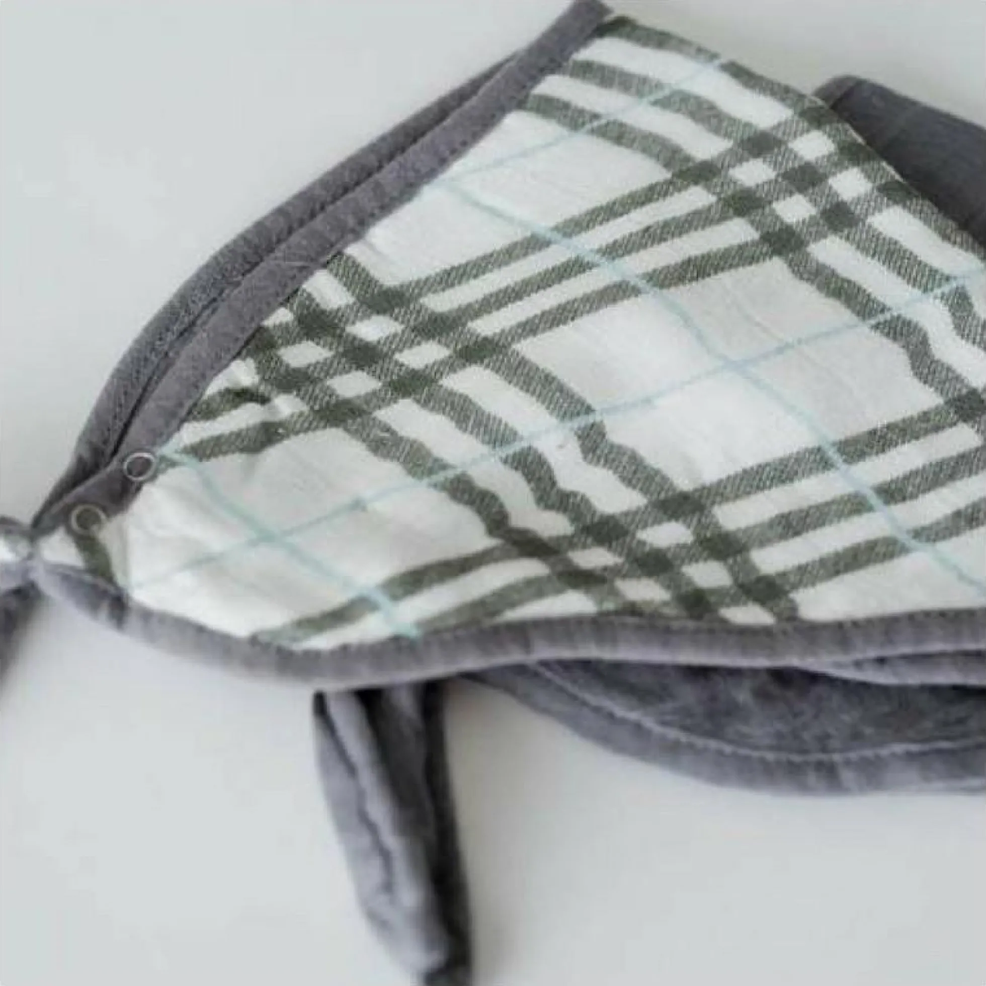 Baberos de Bambú Pendleton Plaid 2uds Little Unicorn