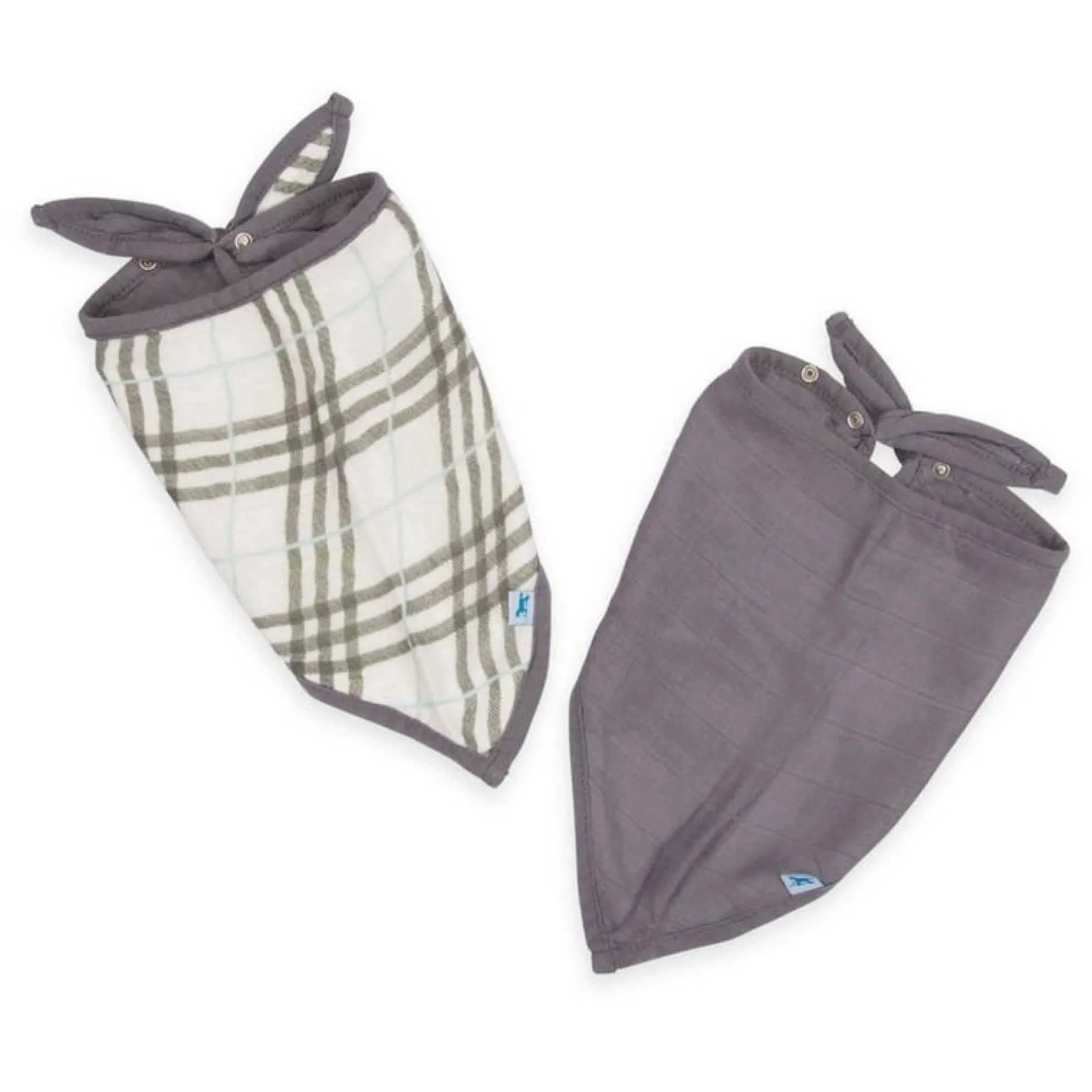 Baberos de Bambú Pendleton Plaid 2uds Little Unicorn