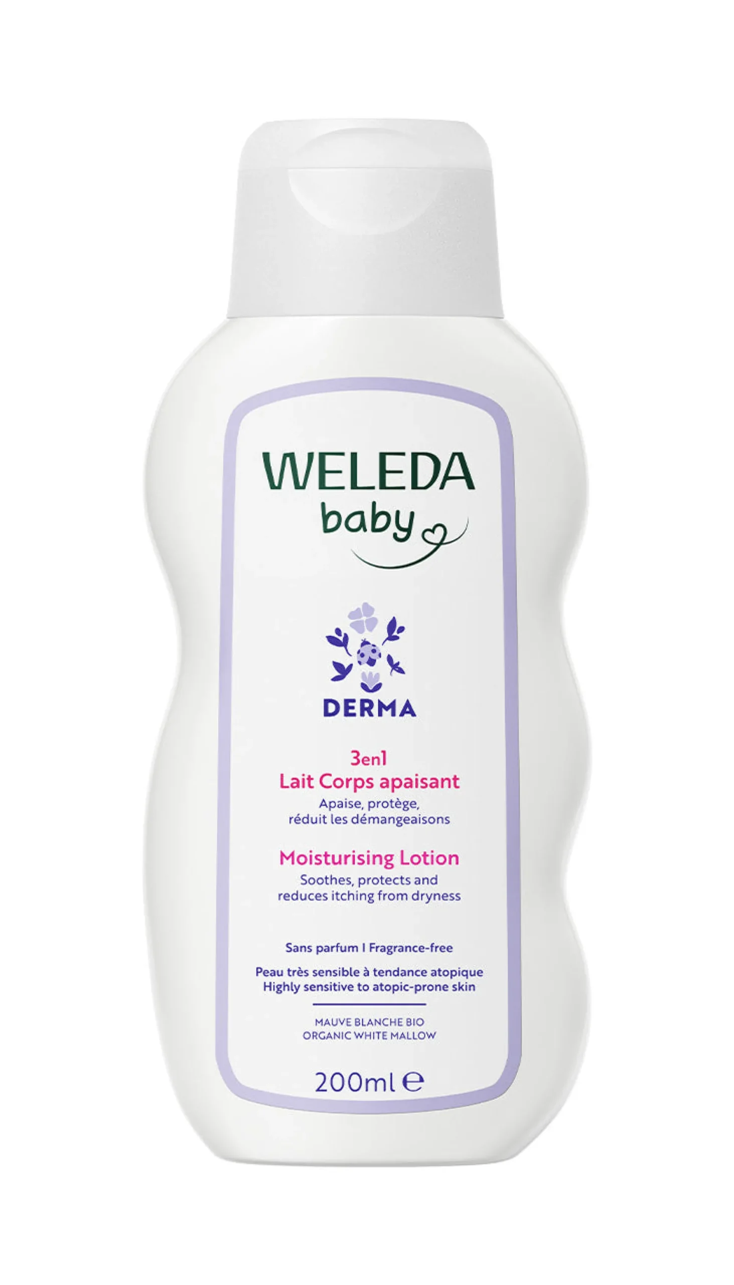 Baby Derma Loción Hidratante Weleda 200 ml