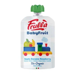 Baby Frullà puré de manzana, plátano y frambuesa 100 g