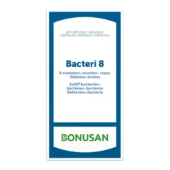 Bacteri 8 cápsulas Bonusan 28 cápsulas gastrorresistentes