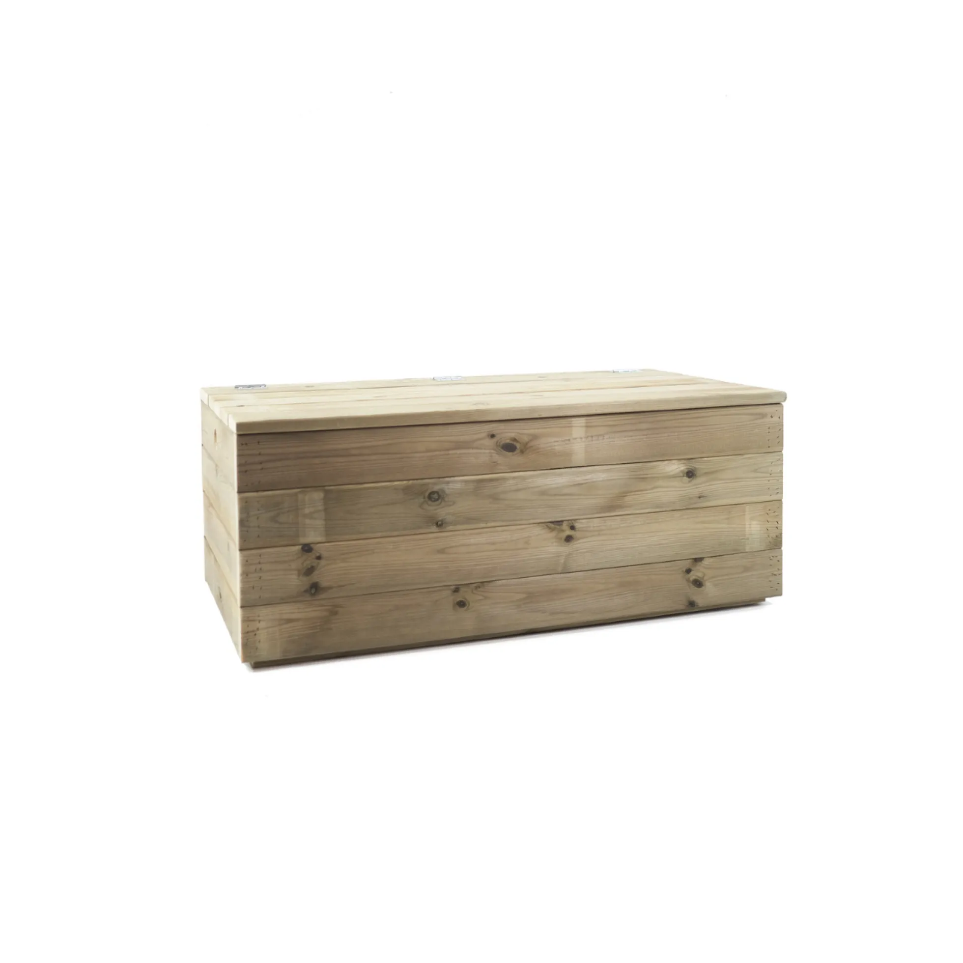 Baúl De Madera Tanoa Tratada Vidahuerto 100x50x40 Cm.