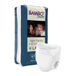 Bambo Dreamy pants para noche M (15-35kg) 10 uds Bambo Nature