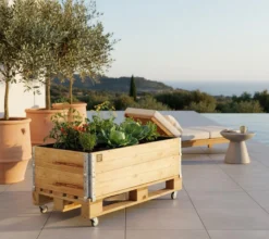 Bancal De Cultivo De Madera De Pino Urban Green Club - 120x80x50 Cm 400 L
