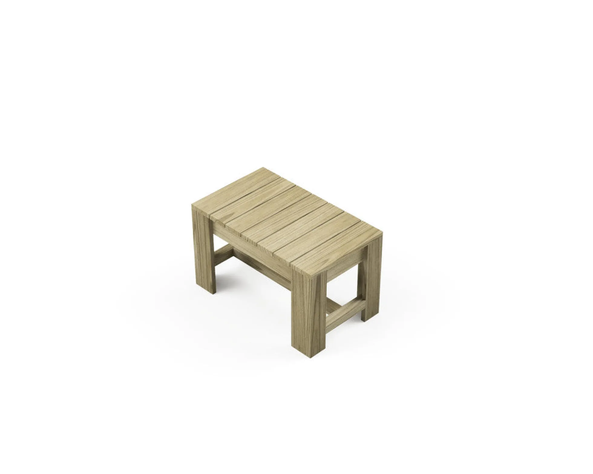Banco De Madera 75x44x45 Cm Hortalia