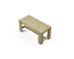Banco De Madera 100x44x45 Cm Hortalia