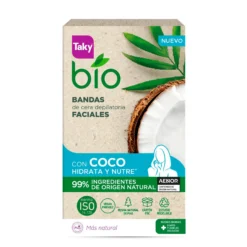 Bandas Depilatorias Faciales BIO Coco 16 uds