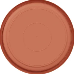 Bandeja Redonda Para Flores 24 Uds. Rojo Ladrillo Ø 19 X 2 Cm