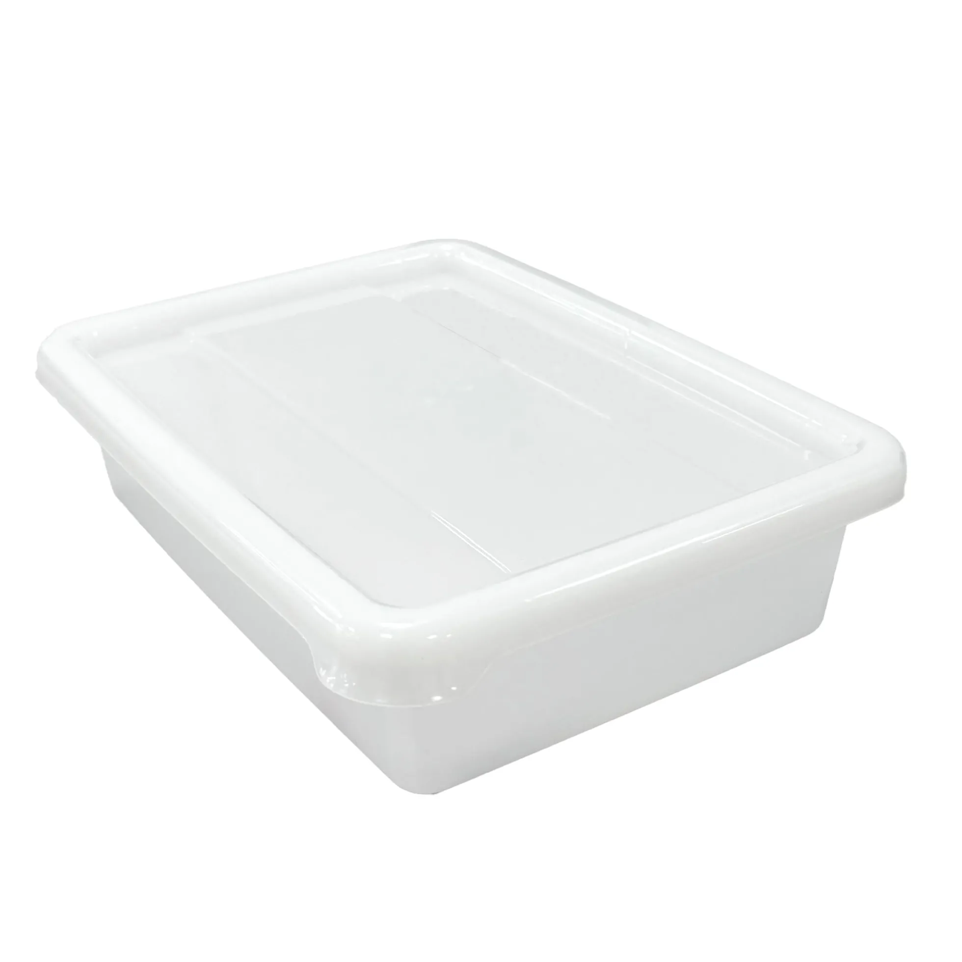 3 Bandejas Resistentes Uso Alimentario Con Tapa: 5,6l Sin Bpa's (38 X 28,4 X 7,5cm). Cocinas, Restaurantes, Catering