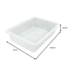 6 Bandejas Uso Alimentario Con Tapa: 1,2l Sin Bpa's (21,3 X 15,7 X 6,3cm) - Cocinas, Restaurantes, Comedores, Catering